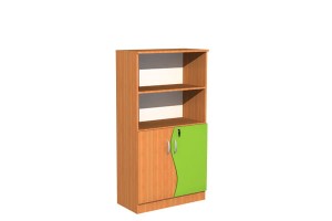 Regał szkolny z szafką Fala 24, szer. 800 mm