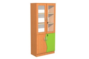 Szafa szkolna z witryną Fala 26, szer. 800 mm