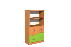 Regał szkolny z szufladami Fala 30, szer. 800 mm