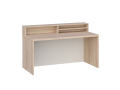 biurko z nadstawką recepcja sekretariat PREMIO_dąb sonoma_popiel.png