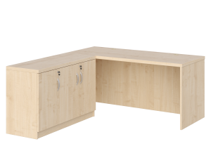 KUJAWIAK PREMIO ZESTAW 3 - Biurko gabinetowe dł. 1600 z komodą Nr 3