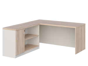 KUJAWIAK PREMIO ZESTAW 4 - Biurko gabinetowe dł. 1800 z komodą Nr 1