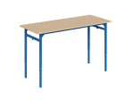 Ławka szkolna Leon 2-osobowa, regulowana wysokość