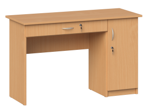Biurko dla nauczyciela, jednoszafkowe dł. 1200 mm