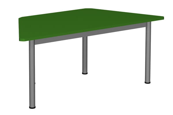 Stół trapezowy 1400x700 noga fi 40