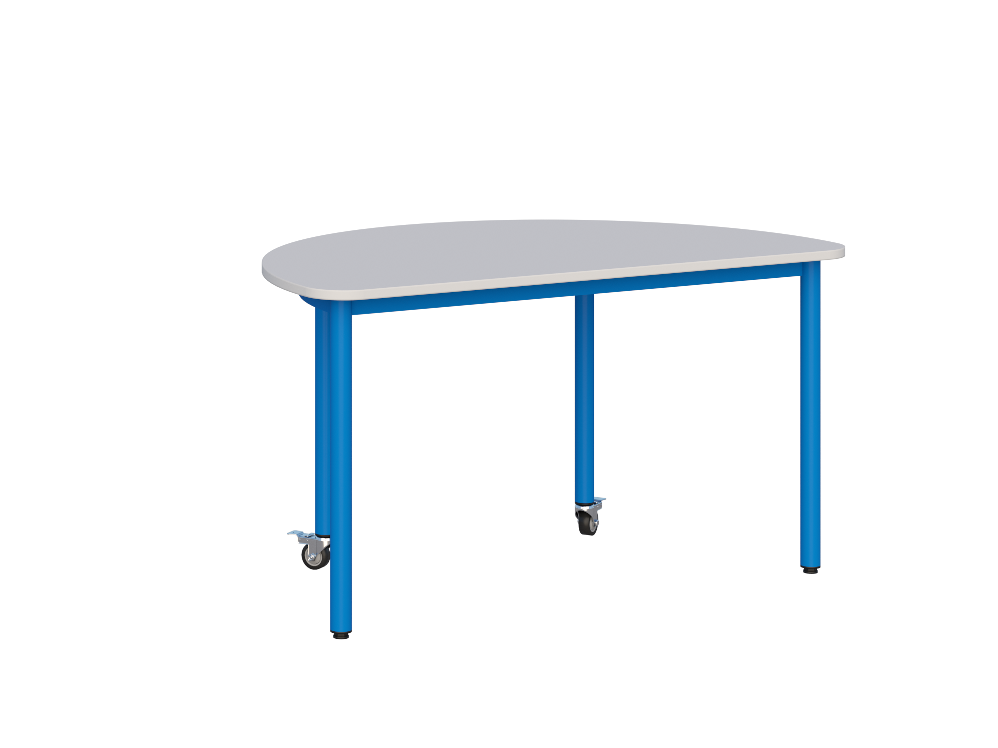 Stolik mobilny półokrągły 1200x600 - zdjęcie 6
