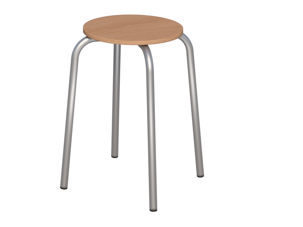 Taboret - siedzisko ze sklejki okrągłe - zdjęcie 2