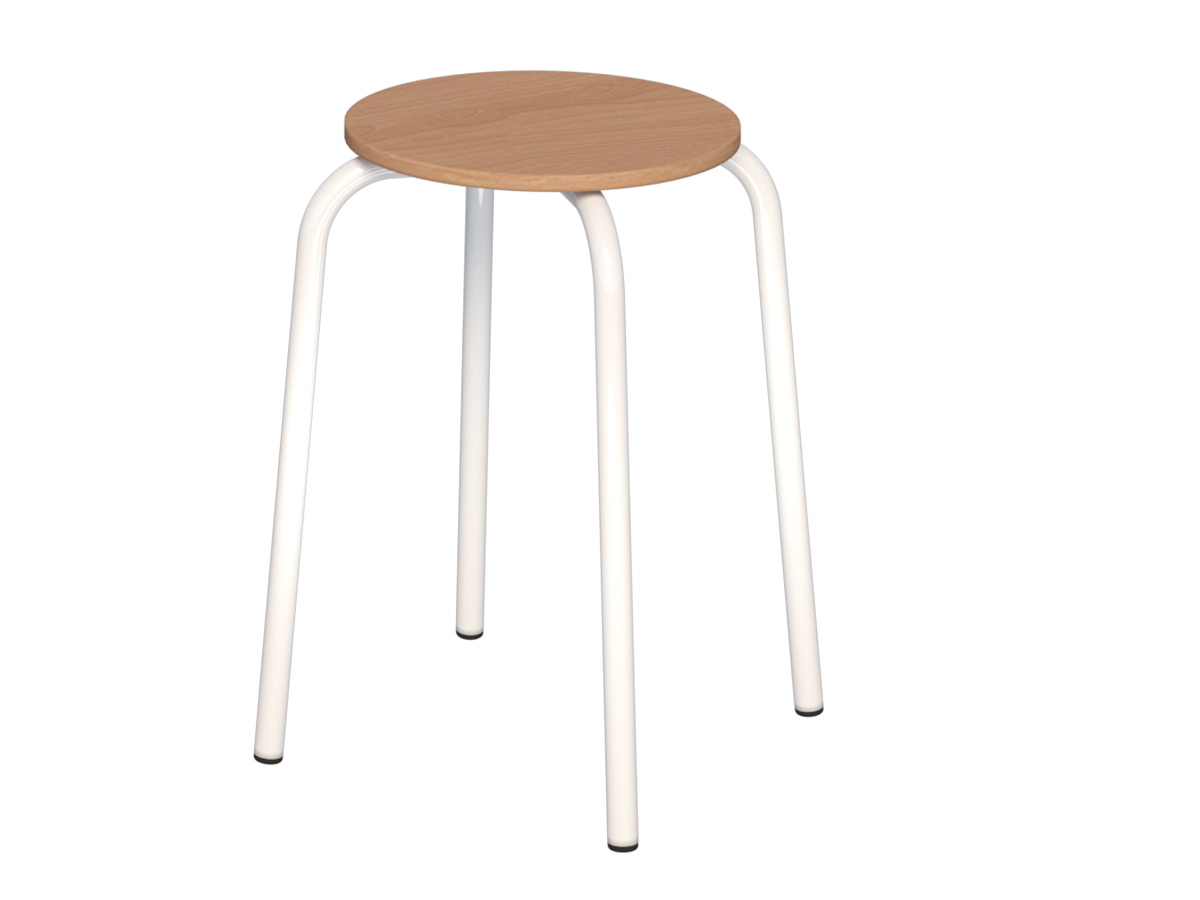 Taboret - siedzisko ze sklejki okrągłe - zdjęcie 3