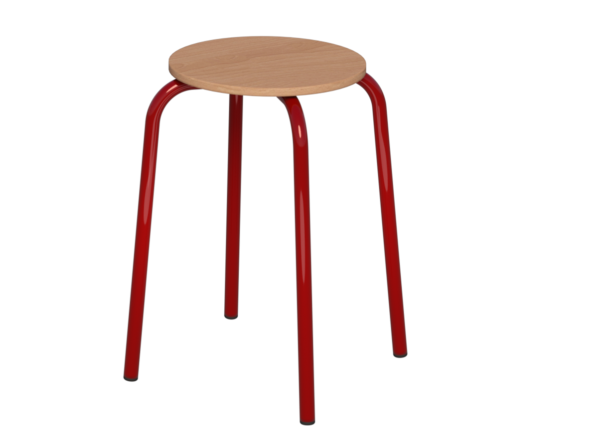 Taboret - siedzisko ze sklejki okrągłe - zdjęcie 6