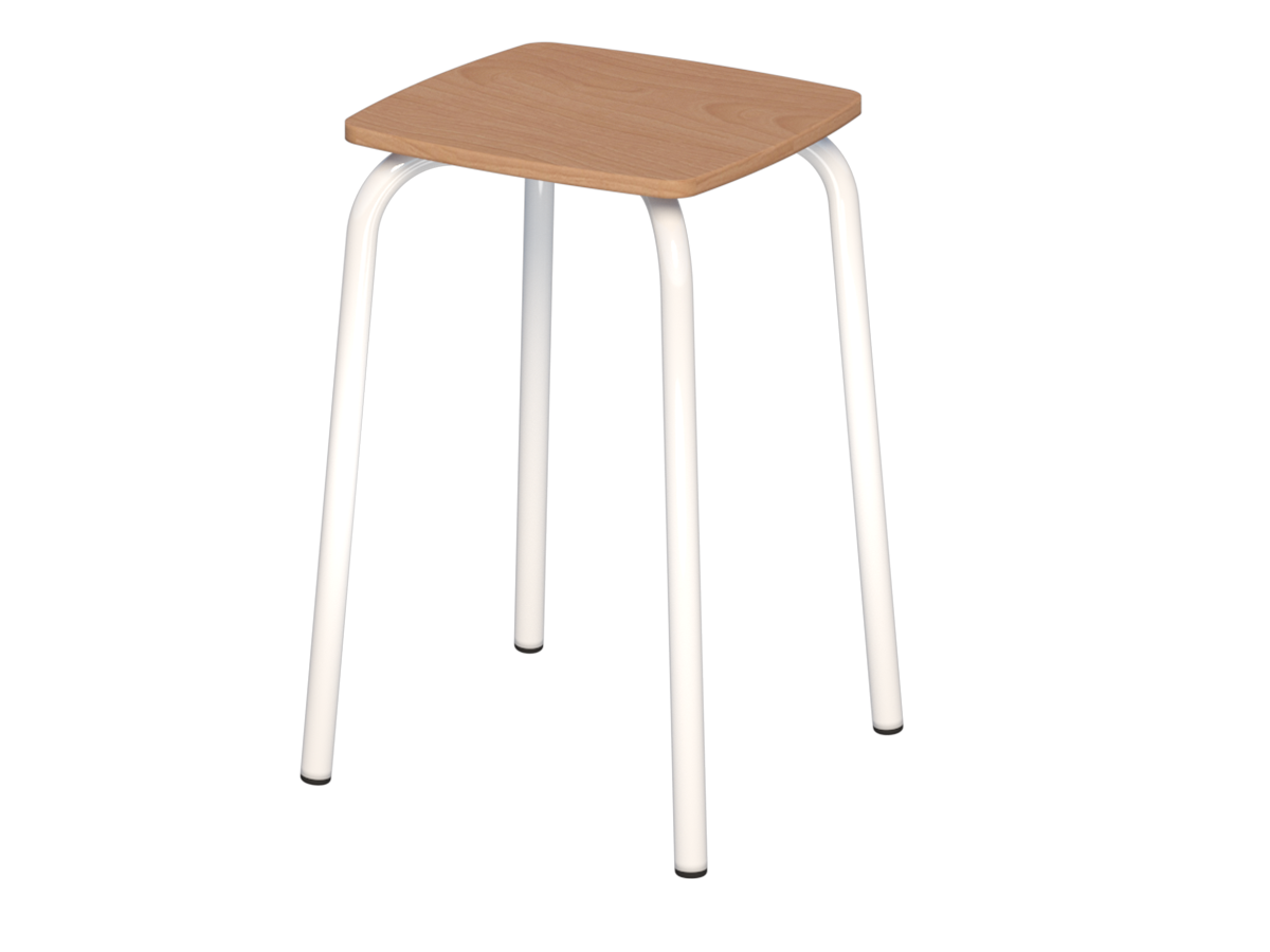 Taboret - siedzisko ze sklejki kwadratowe - zdjęcie 8