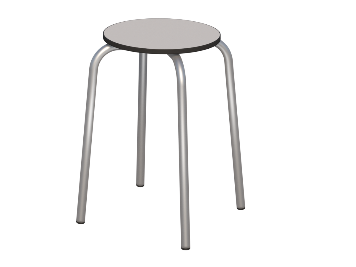 Taboret - siedzisko Compact HPL okrągłe - zdjęcie 3