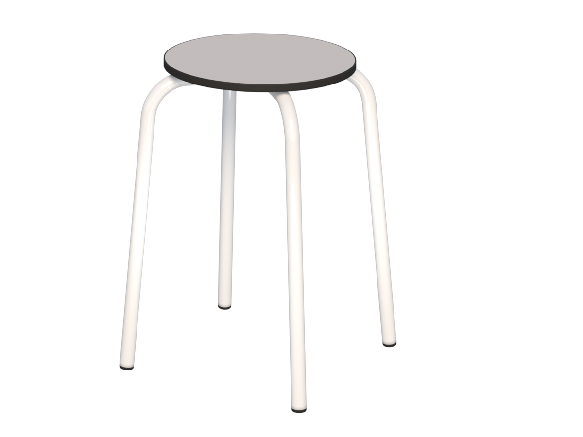 Taboret - siedzisko Compact HPL okrągłe - zdjęcie 6