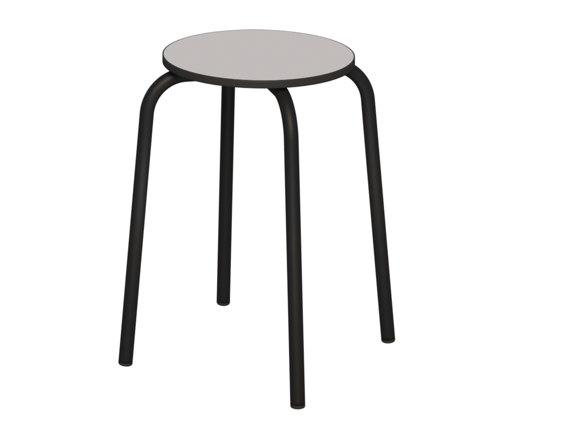 Taboret - siedzisko Compact HPL okrągłe - zdjęcie 8