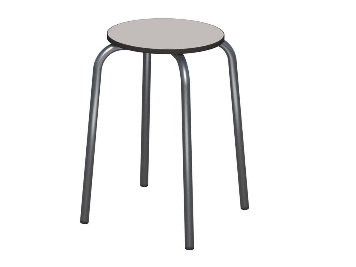 Taboret - siedzisko Compact HPL okrągłe - zdjęcie 4