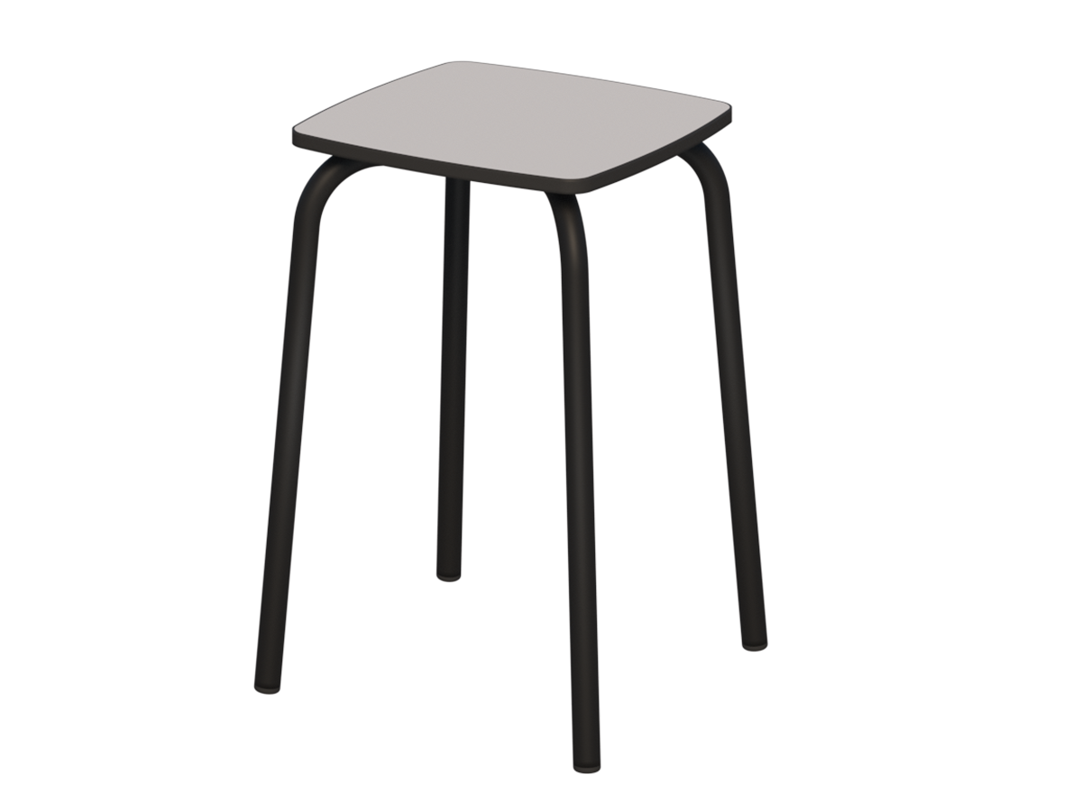 Taboret - siedzisko Compact HPL kwadratowe - zdjęcie 2