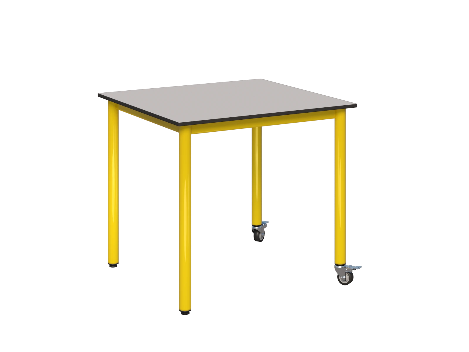 Stolik mobilny kwadratowy 700x700 COMPACT HPL - zdjęcie 6