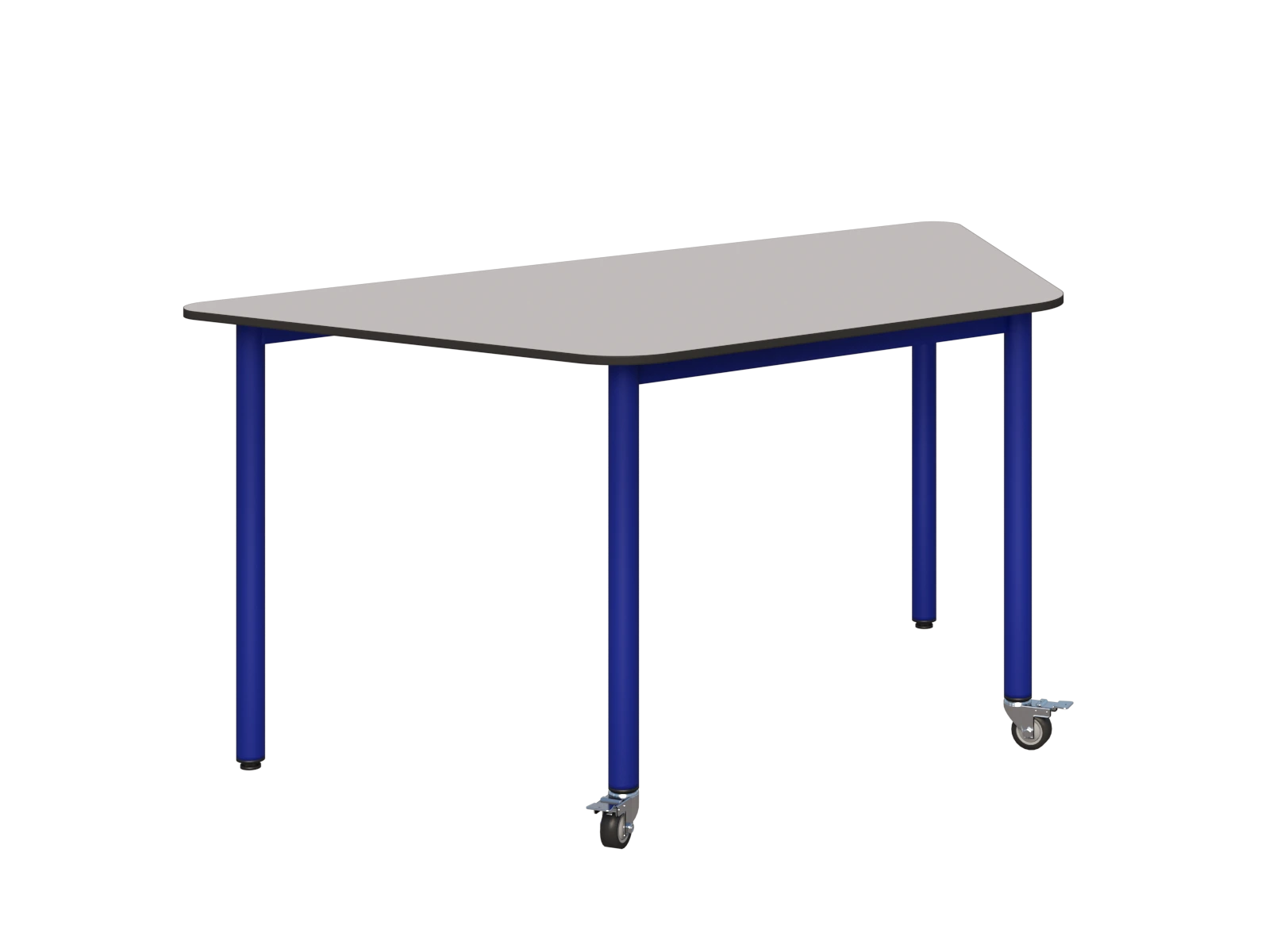 Stolik mobilny trapezowy 1400x700 COMPACT HPL - zdjęcie 2