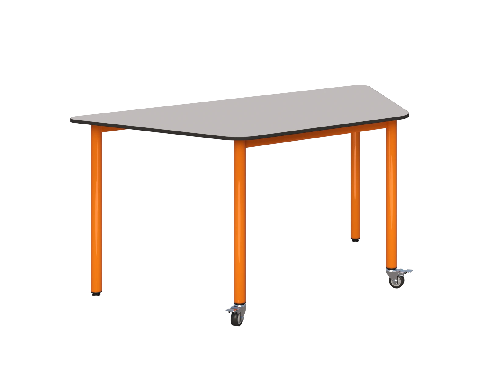 Stolik mobilny trapezowy 1400x700 COMPACT HPL - zdjęcie 7