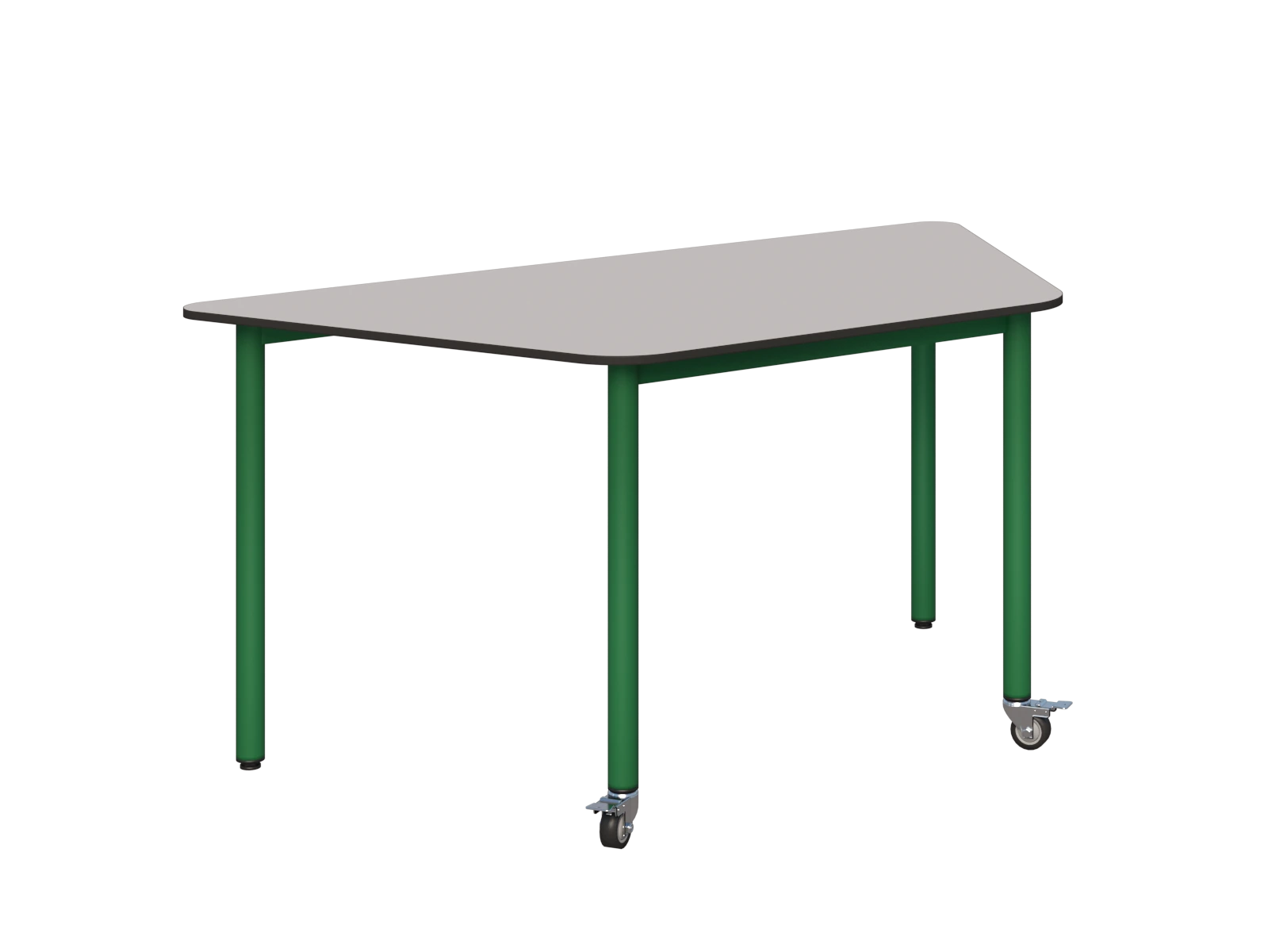 Stolik mobilny trapezowy 1400x700 COMPACT HPL - zdjęcie 4